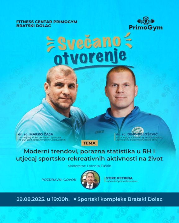 Primošten dobio moderno središte sporta i rekreacije – otvoren Fitness centar PrimoGym