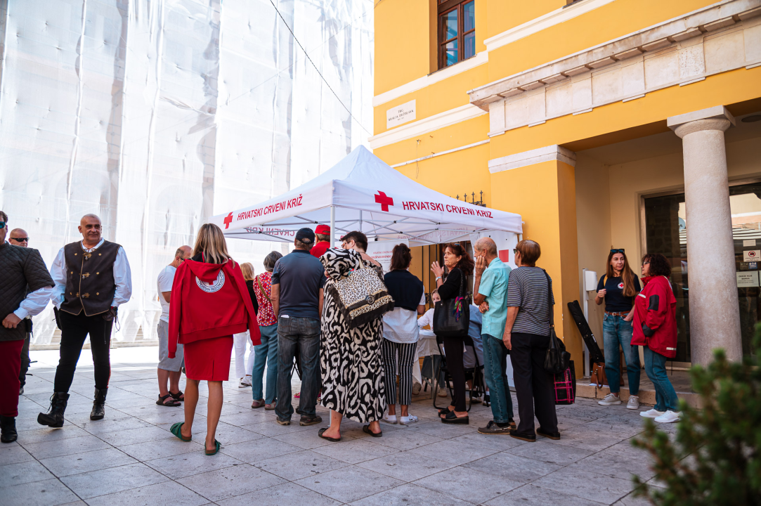 'Ne propusti niti jedan otkucaj': Današnja akcija u Šibeniku privukla velik broj građana