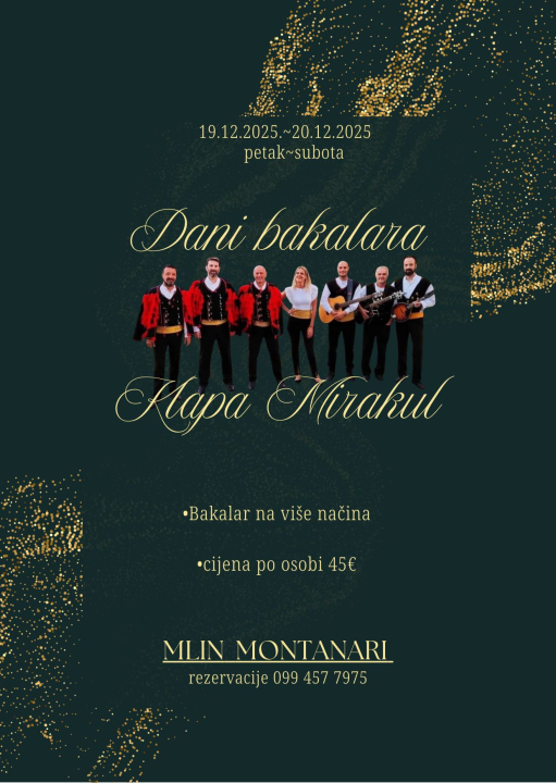 FOTO Zakoračite u najčarobnije doba godine uz bogat program Mlina Montanari!