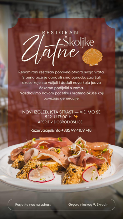 FOTO Skradinski kultni restoran Zlatne školjke ponovno otvara vrata i donosi nezaboravan gastronomski doživljaj!