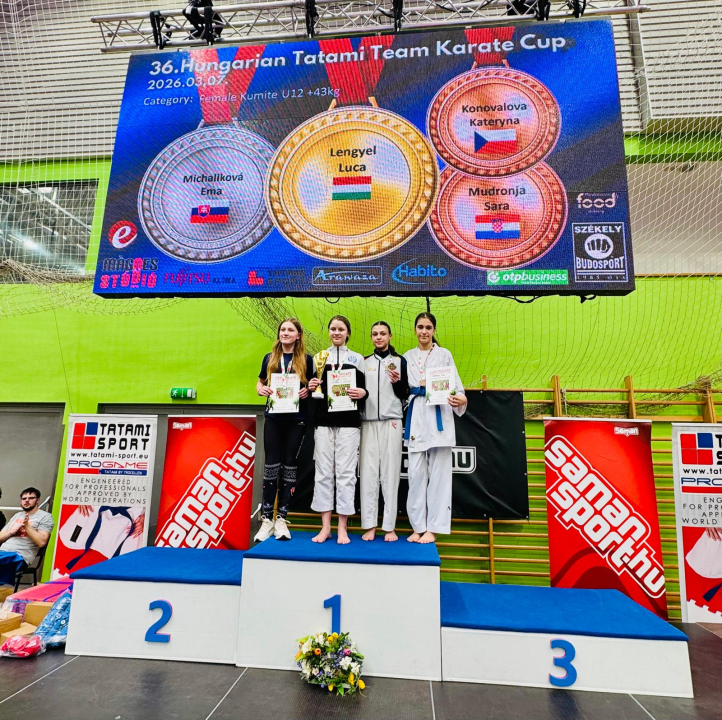 FOTO Karate klub Phoenix osvojio tri bronce na jakom međunarodnom turniru u Mađarskoj