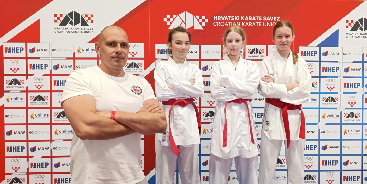 FOTO Melani Majkić i Gabrijela Županović, članice Karate kluba Šibenik 1066, osvojile Kup Hrvatske