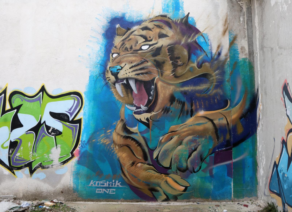 Dok čeka projekte i prenamjenu, Vojarna Bribirskih knezova pravi je mali 'Festival grafita'