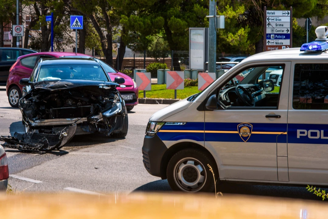 Prometna nesreća na ulazu u Vodice: Nema ozlijeđenih, samo materijalna šteta 