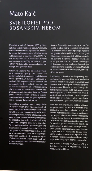 U Muzeju grada Šibenika otvorena izložba 'Svjetlopisi pod bosanskim nebom' livanjskog fotoamatera Mate Kaića 