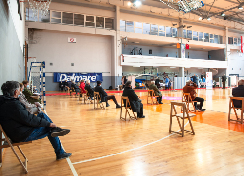 Fotografija 9 - Na Baldekin po svoju dozu ide 480 ljudi: Bivša medicinska sestra Ana Paić prva je cijepljena protiv covida