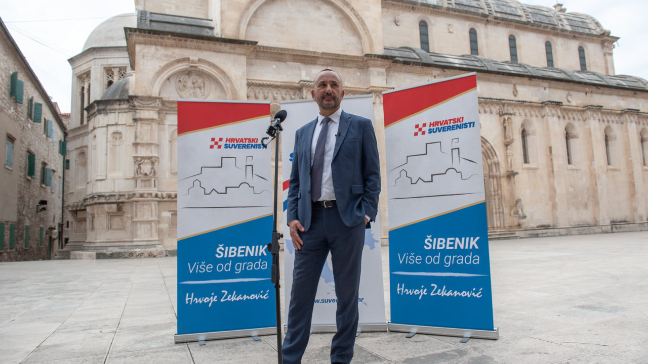 Hrvoje Zekanović kandidat je Suverenista za gradonačelnika: 'Šibenik zaostaje za svim ostalim gradovima na obali'