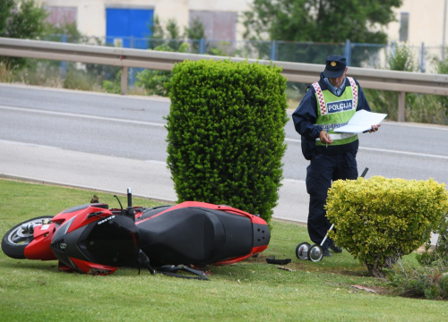 Motociklist (25) teže ozlijeđen nakon što mu je jučer kod Dalmarea Austrijanac u kamperu oduzeo prednost
