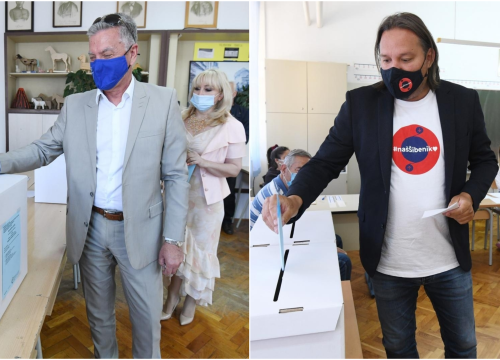 Željko Burić i Tonči Restović glasovali u drugom krugu izbora