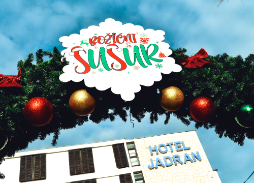 'Božićni Šušur' je jedna sasvim nova blagdanska priča ispred hotela Jadran!