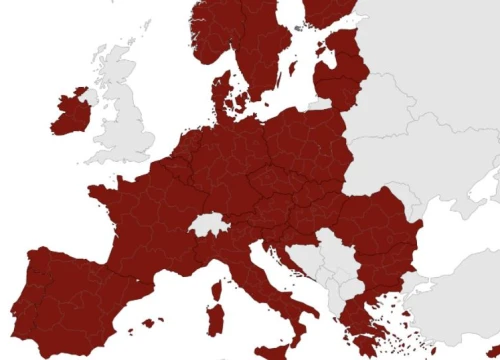 Na koronakarti sada i procijepljenost: Cijela Europa označena tamnocrveno
