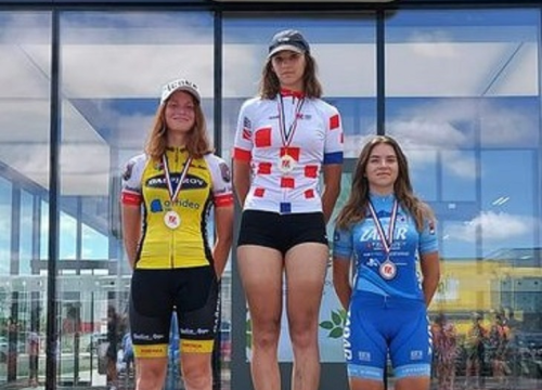 Članovi Fortice u cestovnoj utrci: Petra Čuklin srebrna, Mihovil Relja brončani