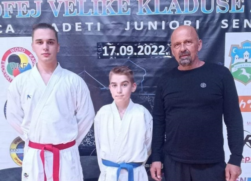 Karate klubu Šibenik zlato i bronca u Velikoj Kladuši