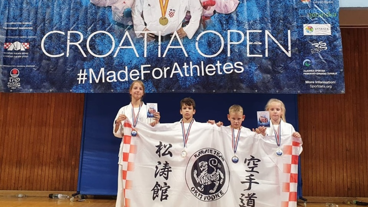 Karataši Okita osvojili 4 medalje na Croatia Openu