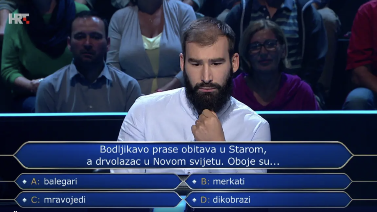 Dvoje Šibenčana u Miljunašu: Ante Živković osvojio 5 tisuća eura, Maja Petrić nastavlja u idućoj emisiji