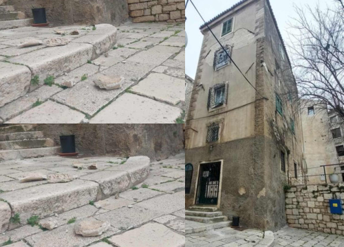 Izbjegavajte Goricu kod sv. Krševana, padaju komadi fasade