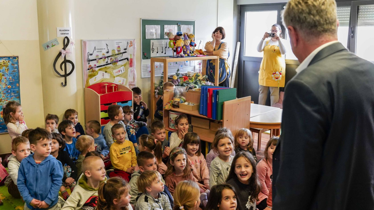 Gradonačelnik Burić posjetio Dječji vrtić Brat Sunce