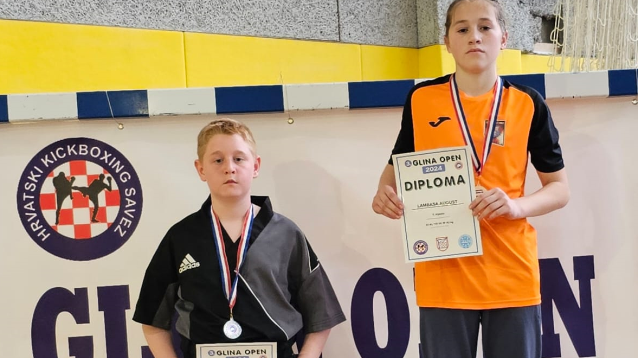 August Lambaša osvojio zlatnu medalju na otvorenom turniru 'Glina Open 2024.'