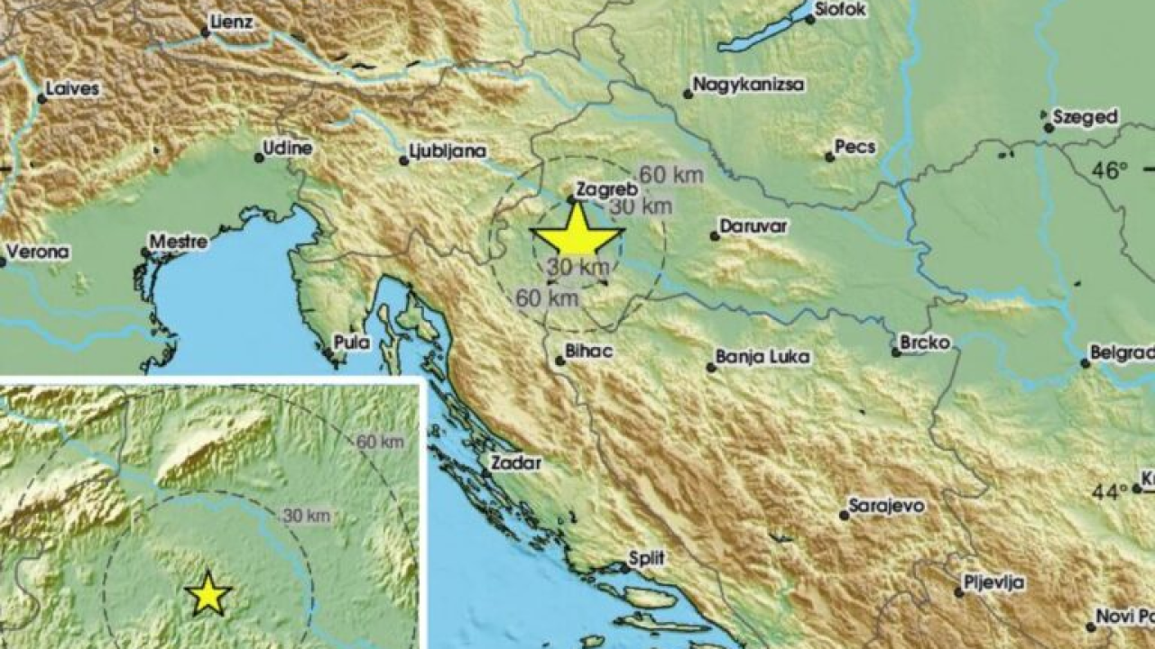 Slabiji potres probudio građane Banovine: 'Ponovo buđenje uz poznati zvuk, zatreslo je cijelu kuću'