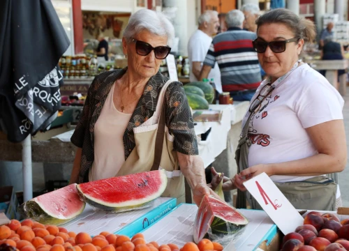 Fotografija 1 - Omiljeno ljetno povrće na šibenskoj pijaci košta od 1 do 1,30 eura