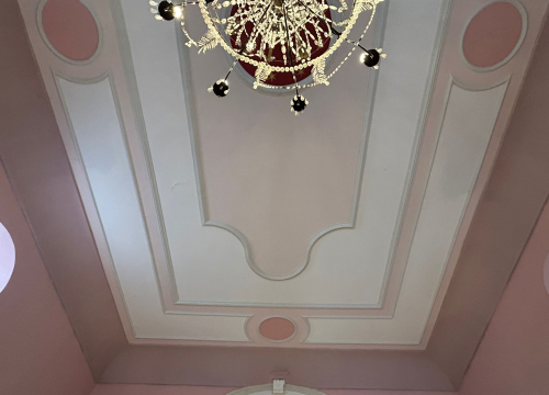 Restauracija neobaroknih stropnih štukatura kruna obnove žirjanske crkve