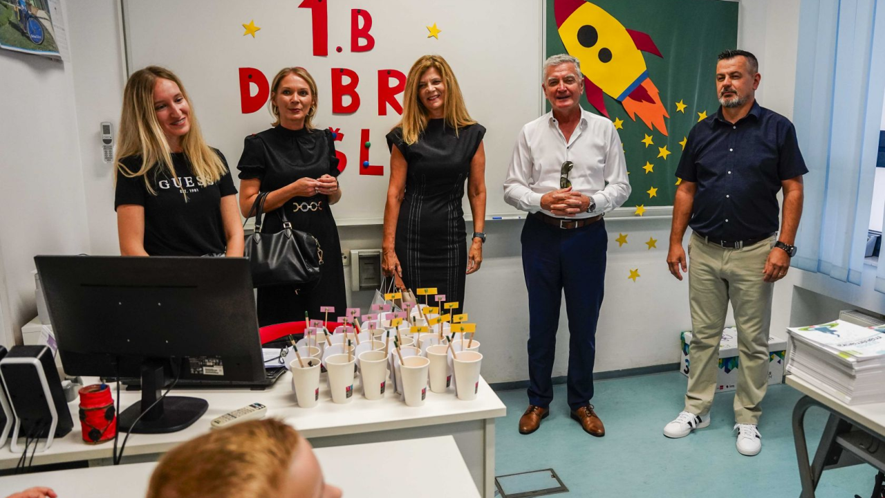 Gradonačelnik Burić pozdravio prvašiće u OŠ Meterize