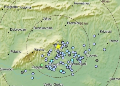 Potres uznemirio stanovnike Zagreba i okolice