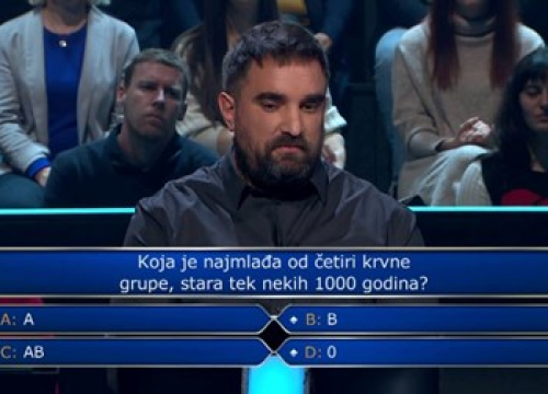 Odgovorite na 10 pitanja postavljenih Vodičaninu Grgi Birinu sinoć u Milijunašu
