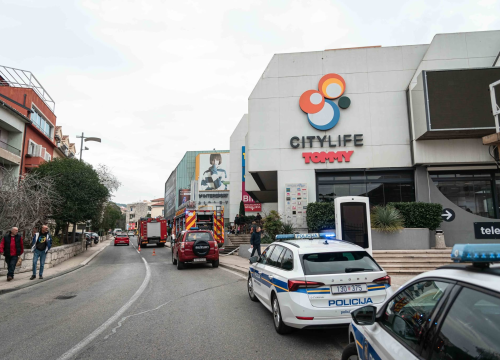 Požar u City Lifeu: Zgrada evakuirana zbog gustog dima, nema ozlijeđenih