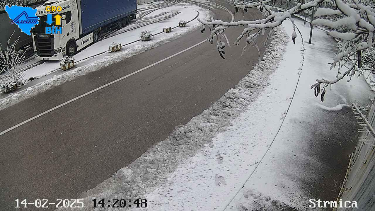 Sjever županije zabijelio se pod tankim snježnim pokrivačem