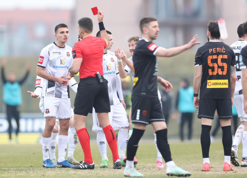 Šibeniku kod Gorice ni igrač više nije bio dovoljan, drugi žuti Ercegu nakon VAR-a ipak ispravan