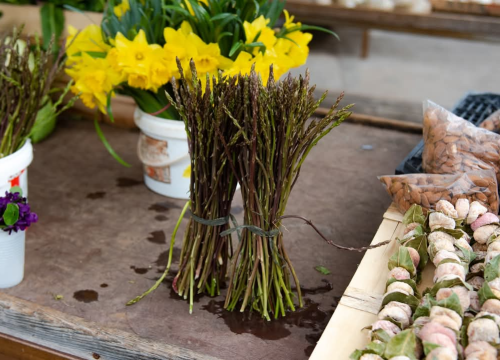 Jesu li skupe? Na šibensku pijacu stigle prve ovogodišnje šparoge po 6 eura za vezicu