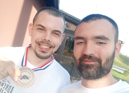 Stipe na prvom svojem natjecanju osvojio medalju u parakarateu