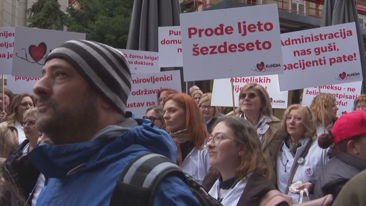 Prosvjed liječnika zbog alarmantnog stanja u primarnoj zdravstvenoj zaštiti
