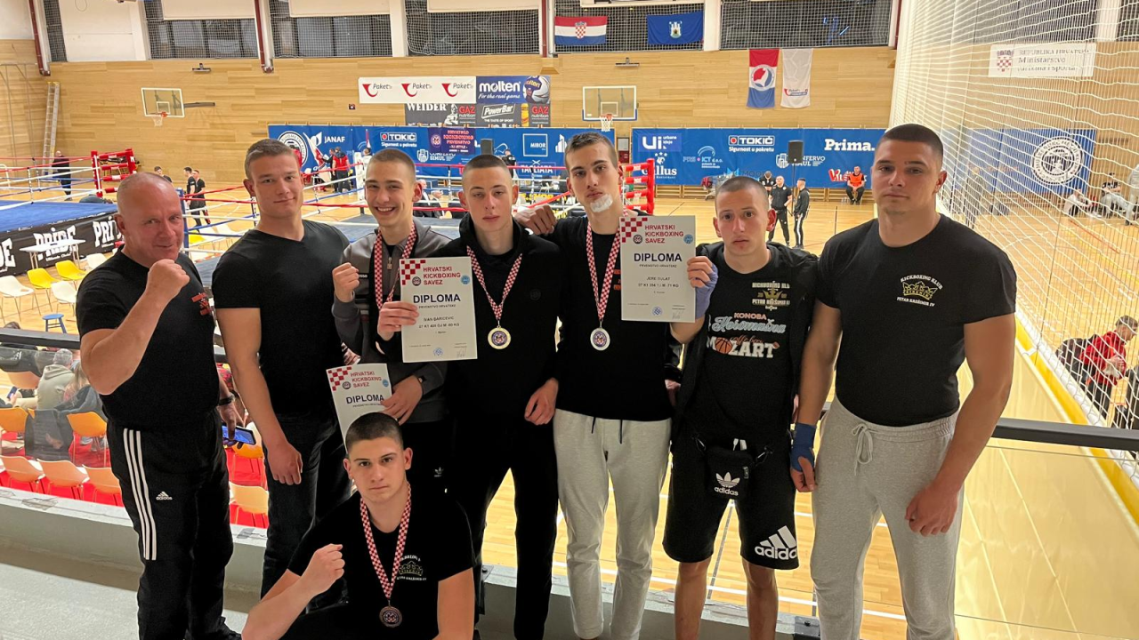 Šibenski kickboksači osvojili četiri medalje na Prvenstvu Hrvatske
