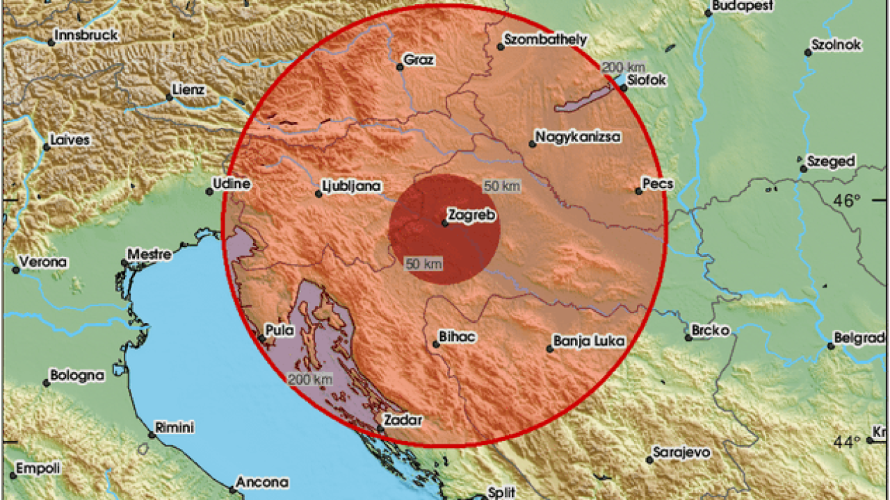 Zatreslo se tlo kraj Zagreba