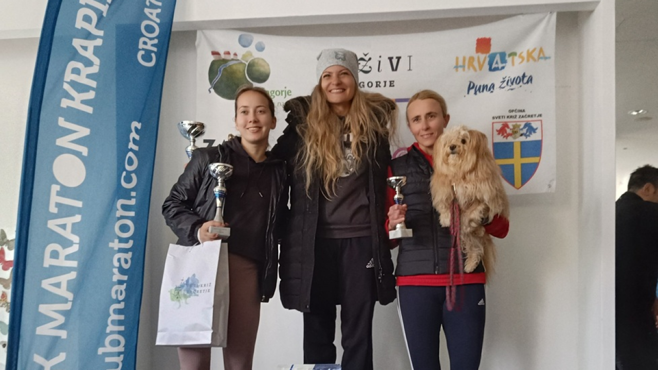 Radmila Maksimović treća na utrci od četiri kilometra u Krapini