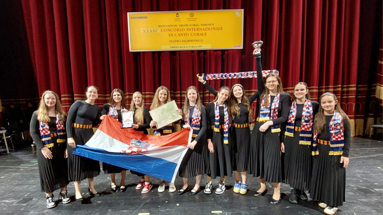 Sjajni uspjesi učenika šibenske Glazbene škole: Klapa Dota 'srebrna' u Veroni, a trubači Filip i Noa prvi u Varaždinu