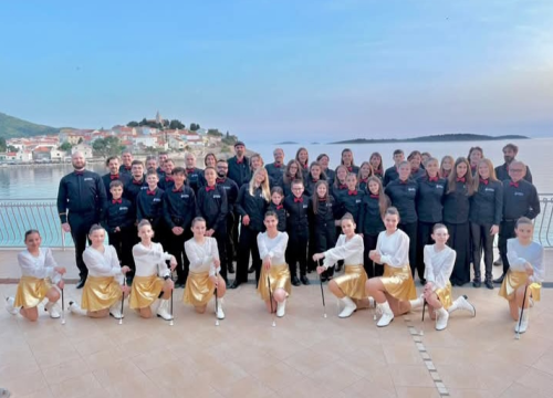 Primoštenske mažoretkinje bile posebne gošće na koncertu Puhačkog orkestra