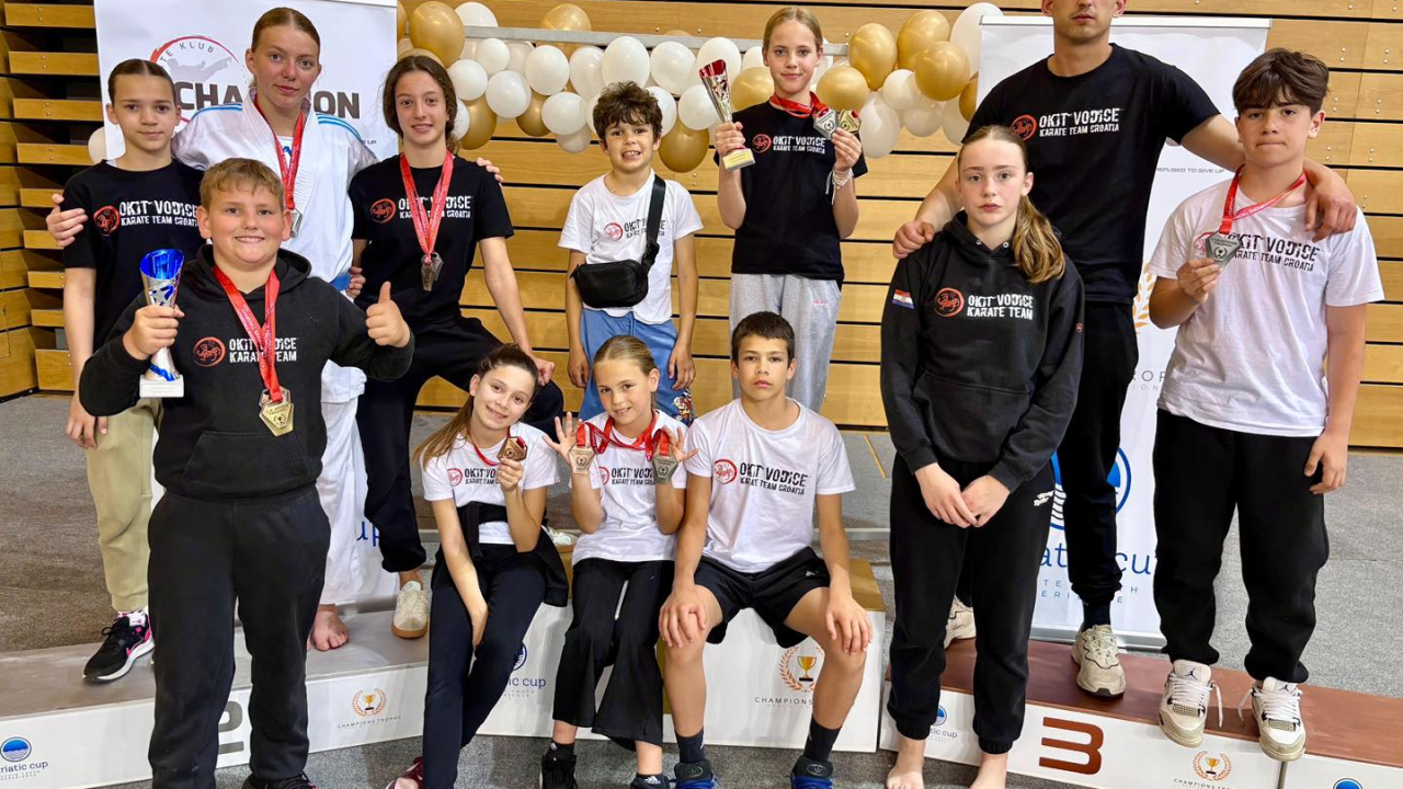 Karate klub Okit niže uspjehe: Tri zlatne, pet srebrnih i četiri brončane medalje