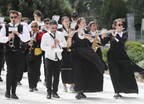 Šibenski glazbari prodefilirali gradom u povodu Dana državnosti