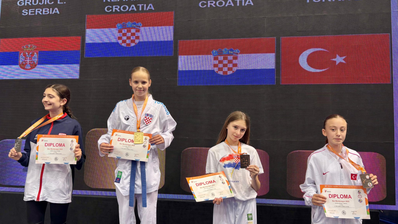 Lili Klarin obranila titulu prvakinje Balkana, Ana Marjanović i Noa Adrian Perković brončani