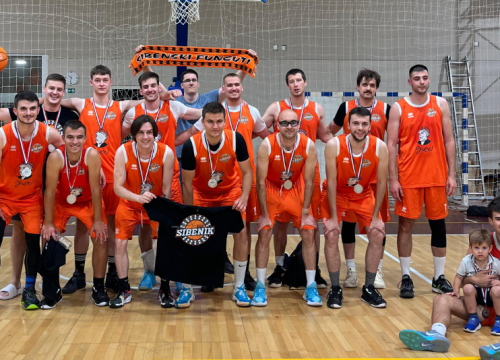 SKK Šibenik drugi u FERbasket ligi