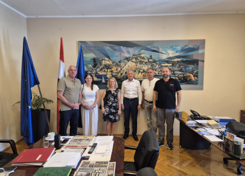 Fotografija 3 - Izaslanstvo Grada Ljubljane u radnom posjetu Šibeniku: Razgovarali o ključnim gradskim projektima