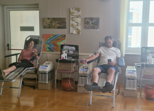 Na akciji dobrovoljnog darivanja krvi u Vodicama prikupljeno 48 doza krvi