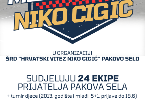 Fotografija 4 - Memorijal 'Niko Cigić' u Pakovom Selu. Ove godine i dječji turnir