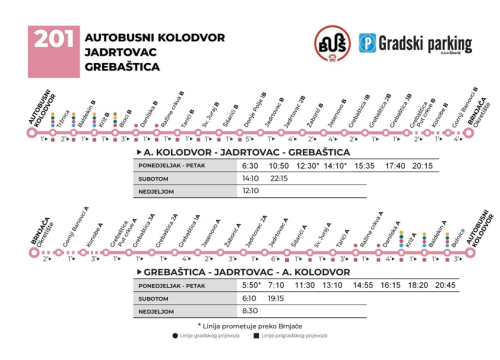 Fotografija 11 - Sezonski vozni red gradskih i prigradskih autobusa