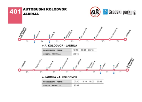 Fotografija 9 - Sezonski vozni red gradskih i prigradskih autobusa