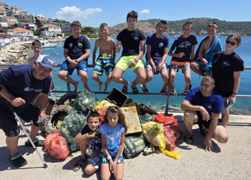 Zajedno za čisto more: Sportsko društvo Gof čistilo morsko dno Rogoznice