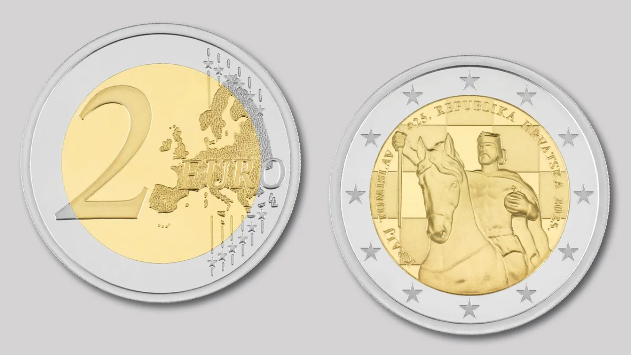Hrvatska dobiva novu kovanicu s motivom kralja Tomislava